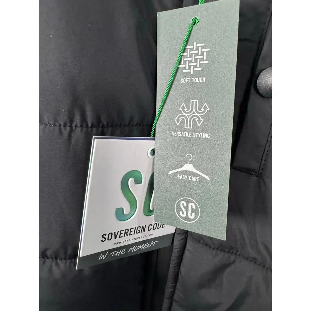 Soverign Code EASE Black Puffer Jacket Medium NEW